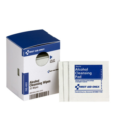 SmartCompliance Refill Alcohol Wipes, 20 Per Box FAE-4001