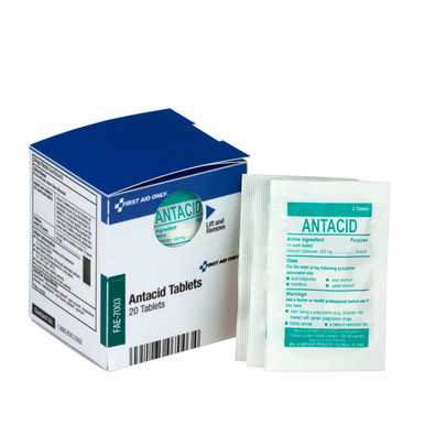 SmartCompliance Refill Antacid, 2 Tablets per Packet, 10 Packets per Box FAE-7003