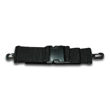 Backboard Strap 5ft with Plastic Swivel Snap Clips Black 911-76709BK