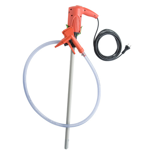 Flux JUNIORFLUX F 314 PP 25/19 39 in. Sealless Polypropylene Drum Pump and FEM3070 Electric Motor, Hose & Nozzle Kit