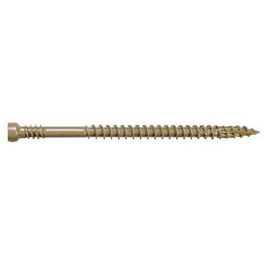 Simpson Strong-Tie #7 x 1-1/2" Finish Trim Screws, Tan (500/Pkg) #FT07112R500