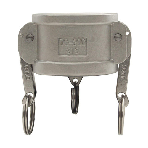 Dixon G150-DC-SS 1 1/2 in. Global Cam & Groove Type DC Dust Cap