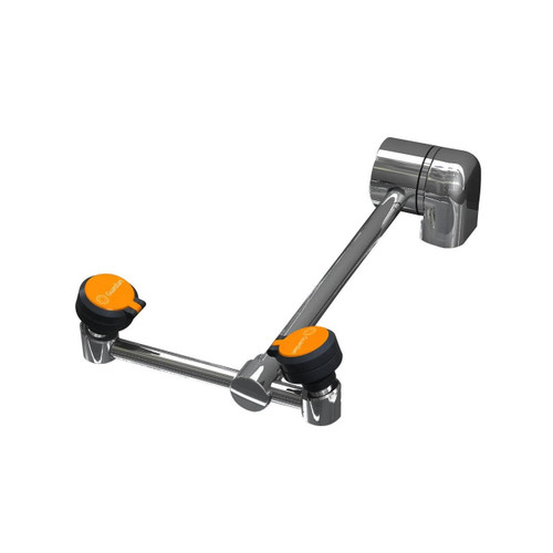 Guardian Equipment G1849 Deck Mounted Autoflow Eyewash Station - 90° Swing-Down
