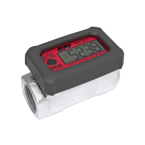 GPI 01A31GMME 1 in. NPT Digital Methanol Fuel Meter- Gallons