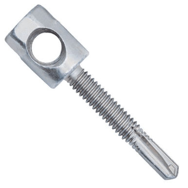 DeWalt PFM2241150 - 1/4"-20 x 1-1/2" Hangermate For Steel, Horizontal, Side Mount, Rod Hanging Anchors, 3/8" Rod Diameter, #3 Point (25/Pkg.)