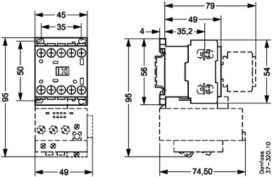 037H350402 Danfoss Contactor, CI 5-9