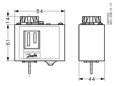060L124966 Danfoss Thermostat, KP61