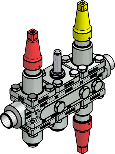027L3430 Danfoss Valve station, ICF 20-6-3RB