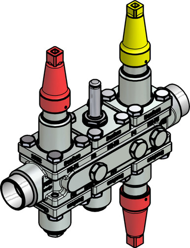 027L3021 Danfoss Valve station, ICF 20-6-3RA