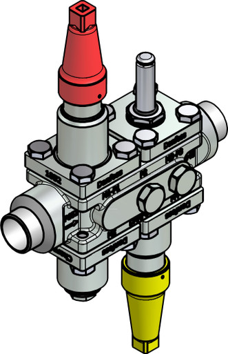 027L3431 Danfoss Valve station, ICF 20-4-10RB