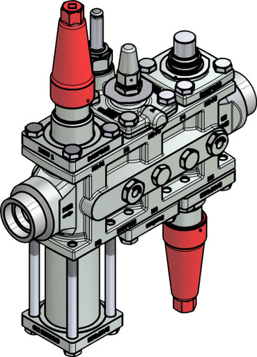 027L4044 Danfoss Valve station, ICF 25-6-5MA