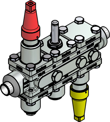 027L3144 Danfoss Valve station, ICF 20-6-90