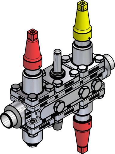 027L4701 Danfoss Valve station, ICF SS 20-6-1RA