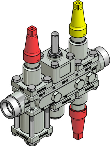 027L3416 Danfoss Valve station, ICF 20-6-3HRB