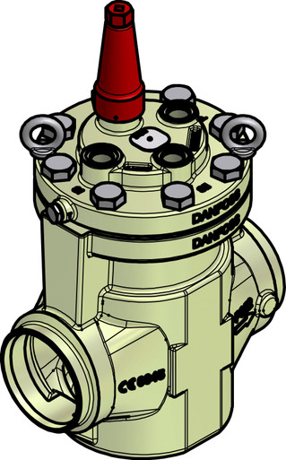 027H7161 Danfoss Pilot operated servo valve, ICS 150