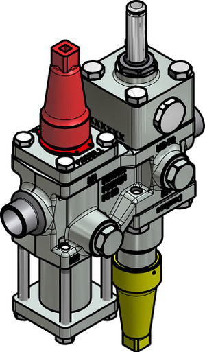027L4524 Danfoss Valve station, ICF 15-4-10HRB