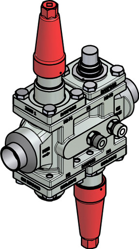 027L4112 Danfoss Valve station, ICF 25-4-14MB