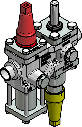027L4545 Danfoss Valve station, ICF 15-4-10RA