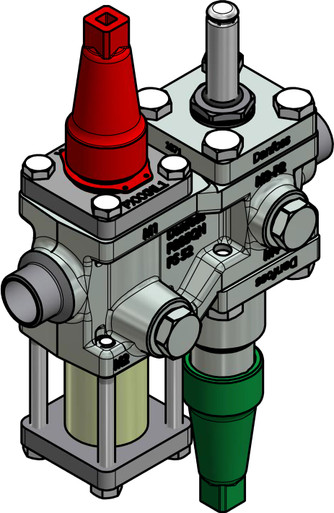 027L4574 Danfoss Valve station, ICF 15-4-18