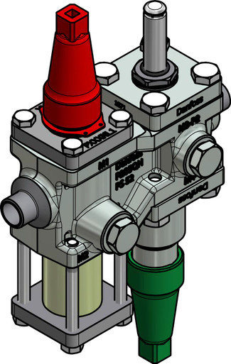027L4579 Danfoss Valve station, ICF 15-4-18