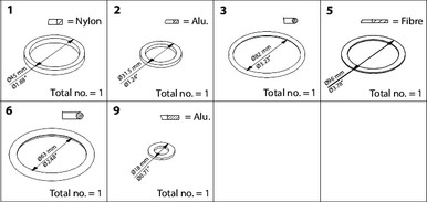 148B6055 Danfoss Inspection kit, Sealing parts
