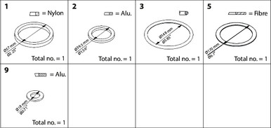 148B6058 Danfoss Inspection kit, Sealing parts