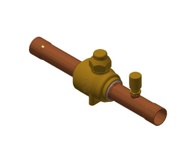 009L7065 Danfoss Shut-off ball valve, GBC 18s