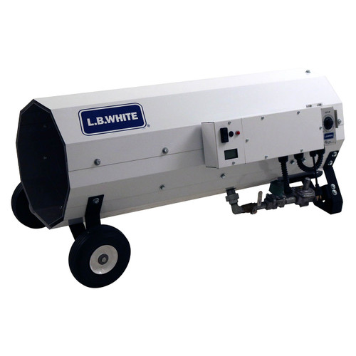 L.B. White Boss 400DF Forced Air High CFM 400,000 BTU Direct Fired, Dual Fuel LP/NG Heater