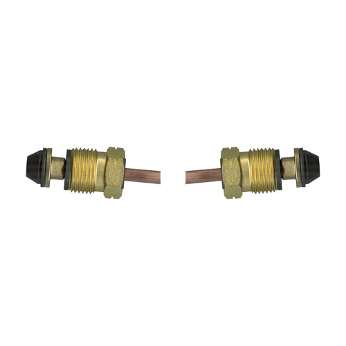 Fairview Fittings 1/4 in. Insulated Copper Short POL x Short POL Propane Gas Pigtail