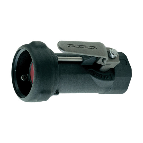 Emco Wheaton J72C-AVN0-D002 J72 Series 2 in. Female NPT Aluminum Dry Break Straight Coupler w/ FKM Seal
