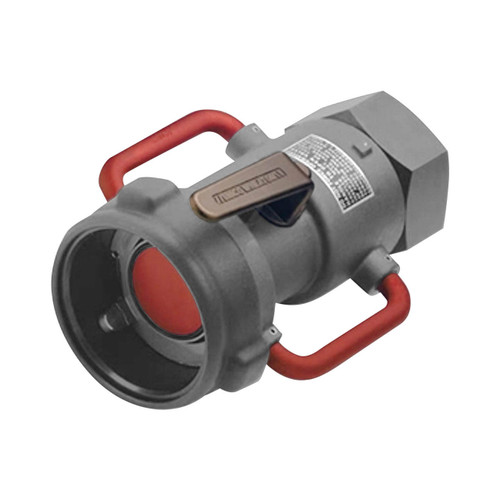 Emco Wheaton J73C-AVI1-B 3 in. ISO 228 Parallel Dry-Break Straight Coupler w/ Swivel, Nitrile Rubber Seals