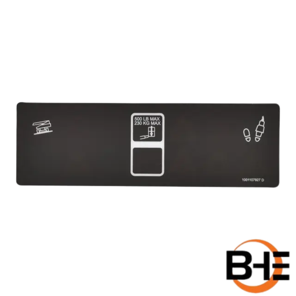 1001107927 Decal, Platform Display | JLG