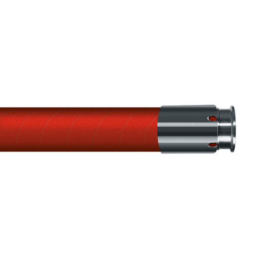 Kuriyama T422LH The Brewt 1 1/2 in. Liquid Suction and Discharge Brewery Hose w/ Tri-Clamp Ends