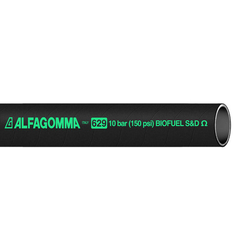 Kuriyama T629AA 2 in. 150 PSI Black Biofuel Petroleum Suction & Discharge Hose - Hose Only