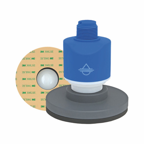 Flowline LM53-4855 EchoBeam Mounting Adapter with Adhesive, 1 1/2 in. NPT