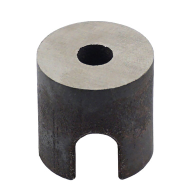 Alnico 2-Pole Holding Magnet - .687" Dia. x .687" H w/ .187" hole¸ 5 lbs. pull AH25H153MAG
