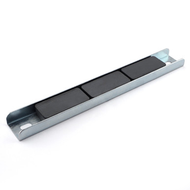 Ceramic Latch Magnet Channel Assembly - 8.0''L x 1.0''W x .50''Thk.¸ 25 lbs. pull CBA360C