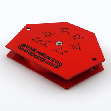 Magnetic Welding Angle Protractor - 4.75'' L x 3.50'' W x 0.625'' H¸ 50 lbs. pull WMH50