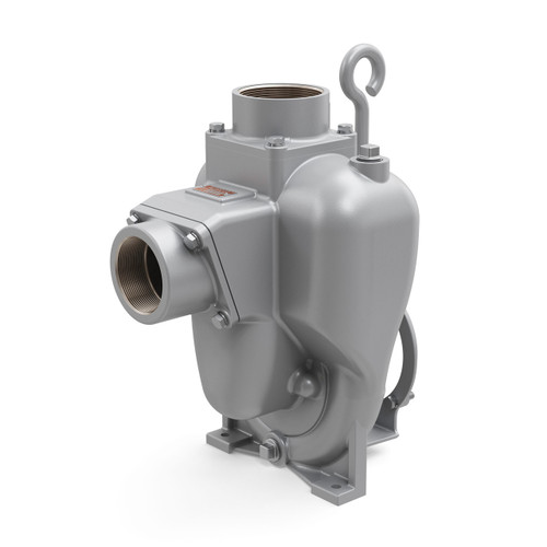 MP Pumps Petroleum 8 PG Series 2 in. NPT Self Priming Ductile Iron Centrifugal Pump, Pump Assembly, Pedestal/Engine Mount Adapter, 150 GPM