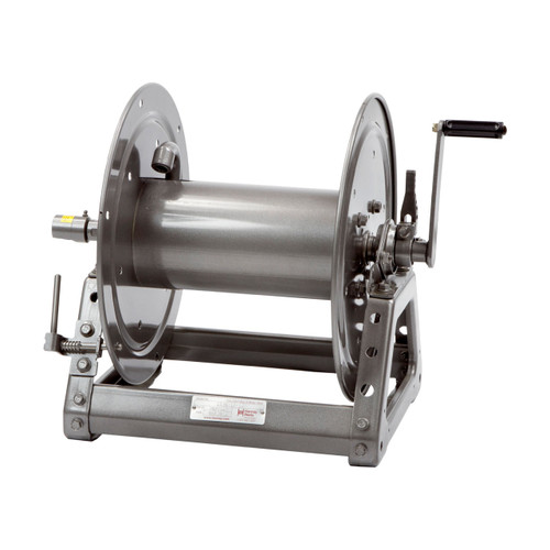 Hannay Reels FH1500 Series High Pressure Breathing Air Hose Reel, Manual Rewind, Reel Only, 1/2 in. x 125 ft., FH1516-17-18