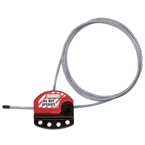 Master Lock S806 Adjustable Cable Lockout, 6 ft.Cable