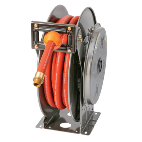 Hannay Reels N800 Series 48-50 Spring Rewind Reel 3/4 in. x 50 ft. Hose Package