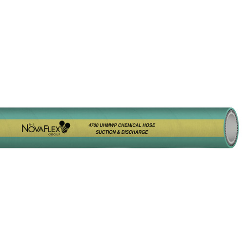 Novaflex 4700 1 1/2 in. 250 PSI UHMW Chemical Suction & Discharge Hose - Hose Only
