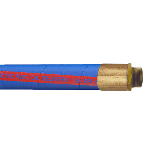 Continental ContiTech 1 1/2 in. Arctic Fuel Oil Delivery Hose Assemblies w/ Male x Male NPT Ends