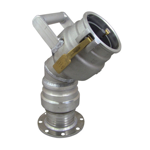 Civacon 633CPP Vapor Recovery 45° Coupler w/ Swivel & TTMA Flange
