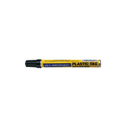 Markal All-Weather Plastic Eartag Markers, Black, Medium, 1/EA, #96623
