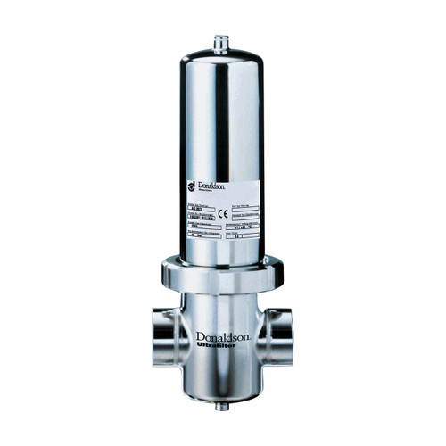 Donaldson P-EG 0048 1 1/2 in. NPT 304 SS Gas/Steam Filter Housing, UF Connection, 07/30 Element Size