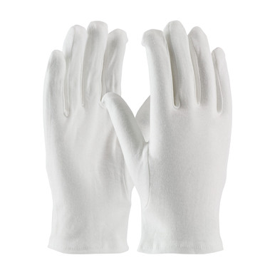 White L Cabaret 100% Cotton Dress, White, Open Cuff, No Raised Stitching Parade and Uniform Gloves 1 Dozen 130-100WMNZ/L