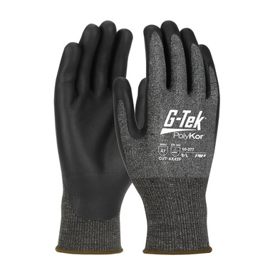 Black XS G-Tek PolyKor, 18G Black Shell with X7 Tech, Black Neofoam Grip, A7 Gloves with PolyKor Fiber 1 Dozen 16-377/XS