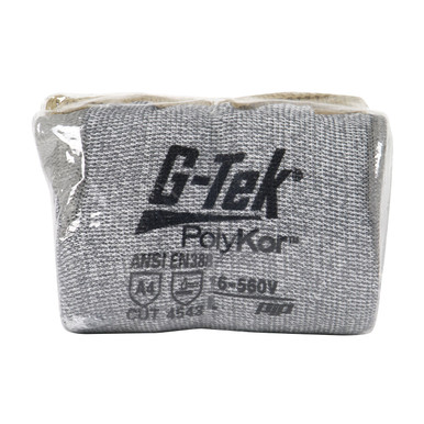 Gray XL G-Tek PolyKor, Gray 13G Seamless Knit, Gray PU Grip, A4, Vend Pack Gloves with PolyKor Fiber 1 Pair 16-560V/XL